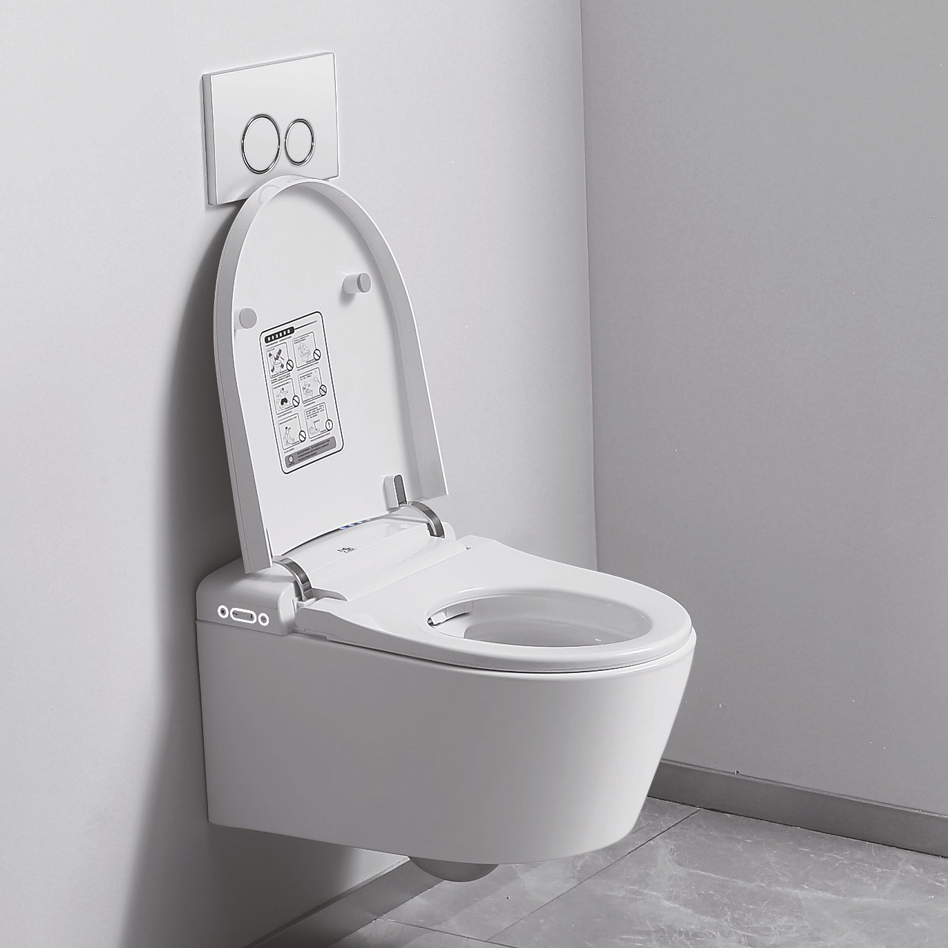 Major&Maker Superior toaleta myjąca wisząca biała 7012B - Wysyłka w 24h