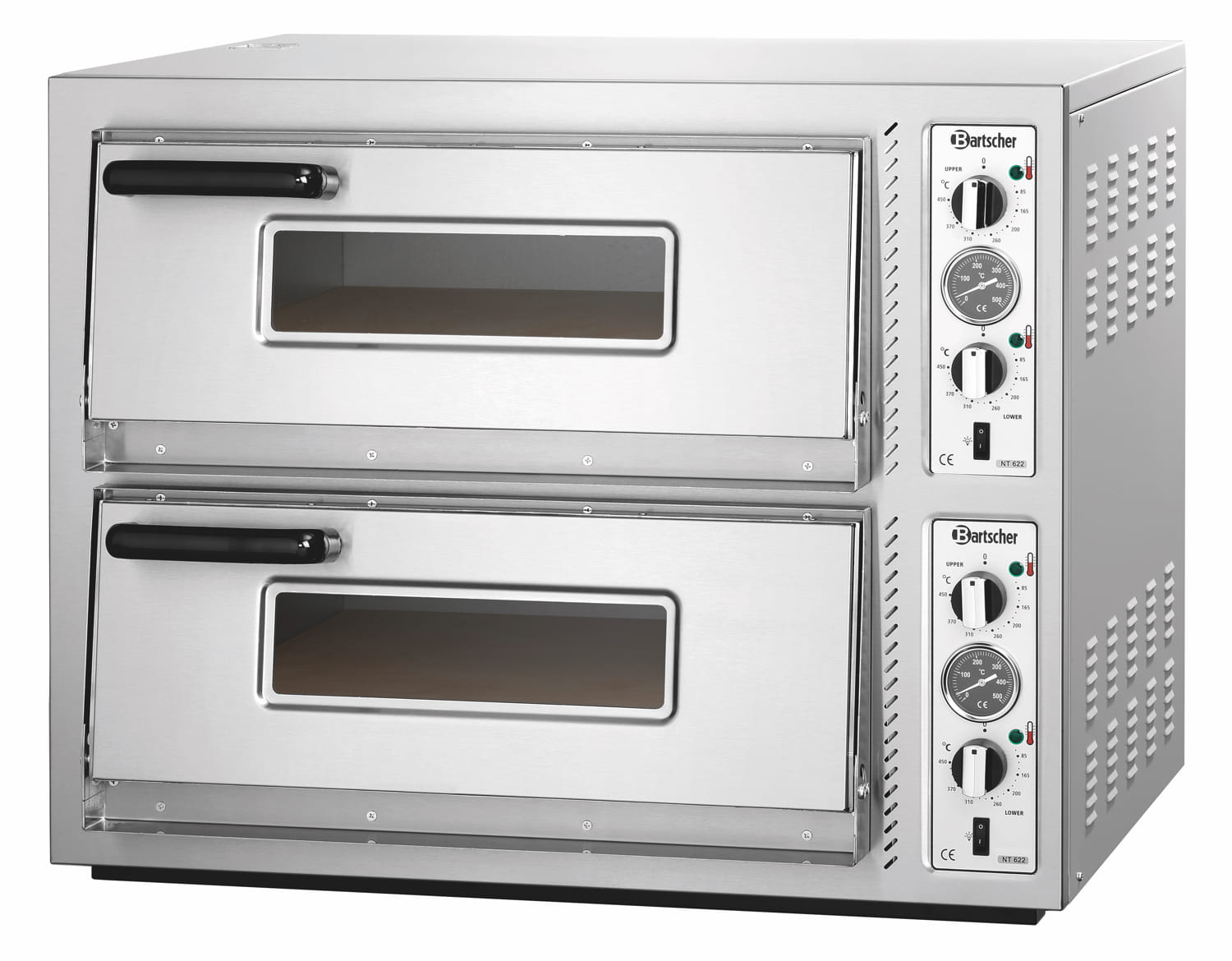 Piec do pizzy 2-poziomowy 8x30cm 400V