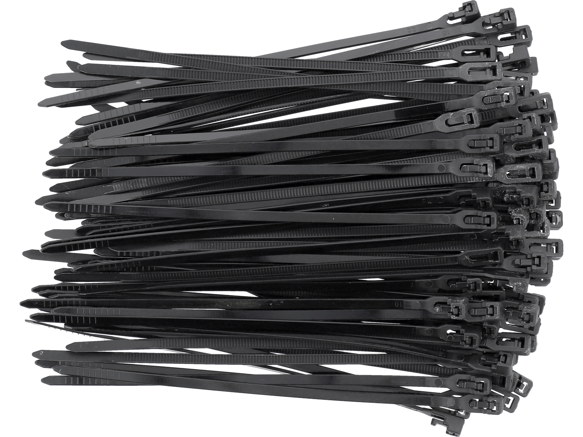 Opaski zaciskowe kablowe YATO 3.6x150mm 100 szt. czarne nylon YT-70670