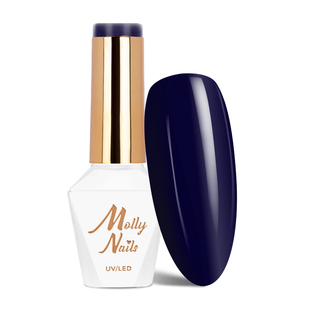 Lakier hybrydowy LED/UV Gel Polish Molly Nails Inspired by you Nr 57 Secret HEMA/Di-HEMA Free 8g