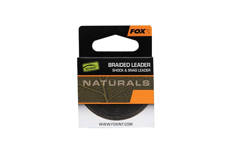 FOX NATURALS BRAIDED LEADER 40lb / 20m
