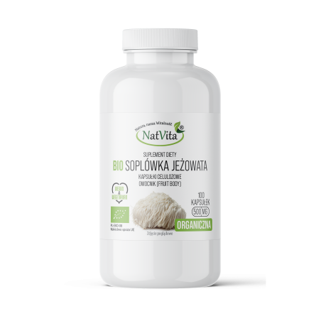Soplówka Jeżowata BIO kapsułki 500mg (100 kaps.)