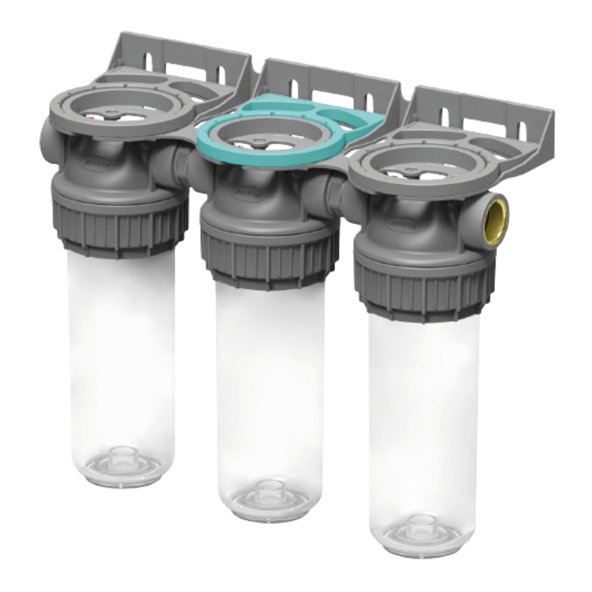 Potrójny korpus filtra Ecosoft 3P ECO TRIPLEX 9, 3/4", przyłącze 3/4".