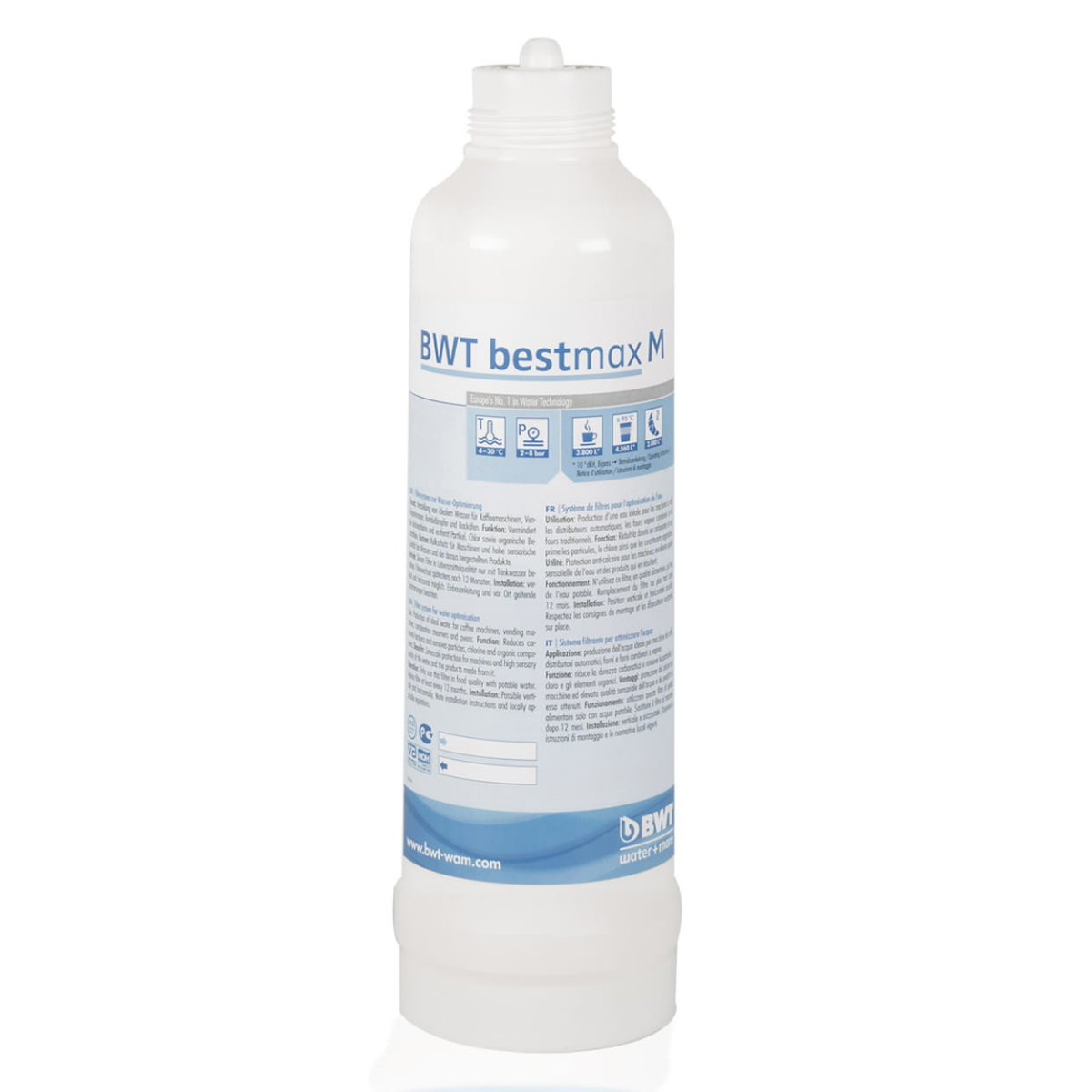 BWT Bestmax M filtr (wkład) wody dla HoReCa. Filtrowanie wody w restauracji.