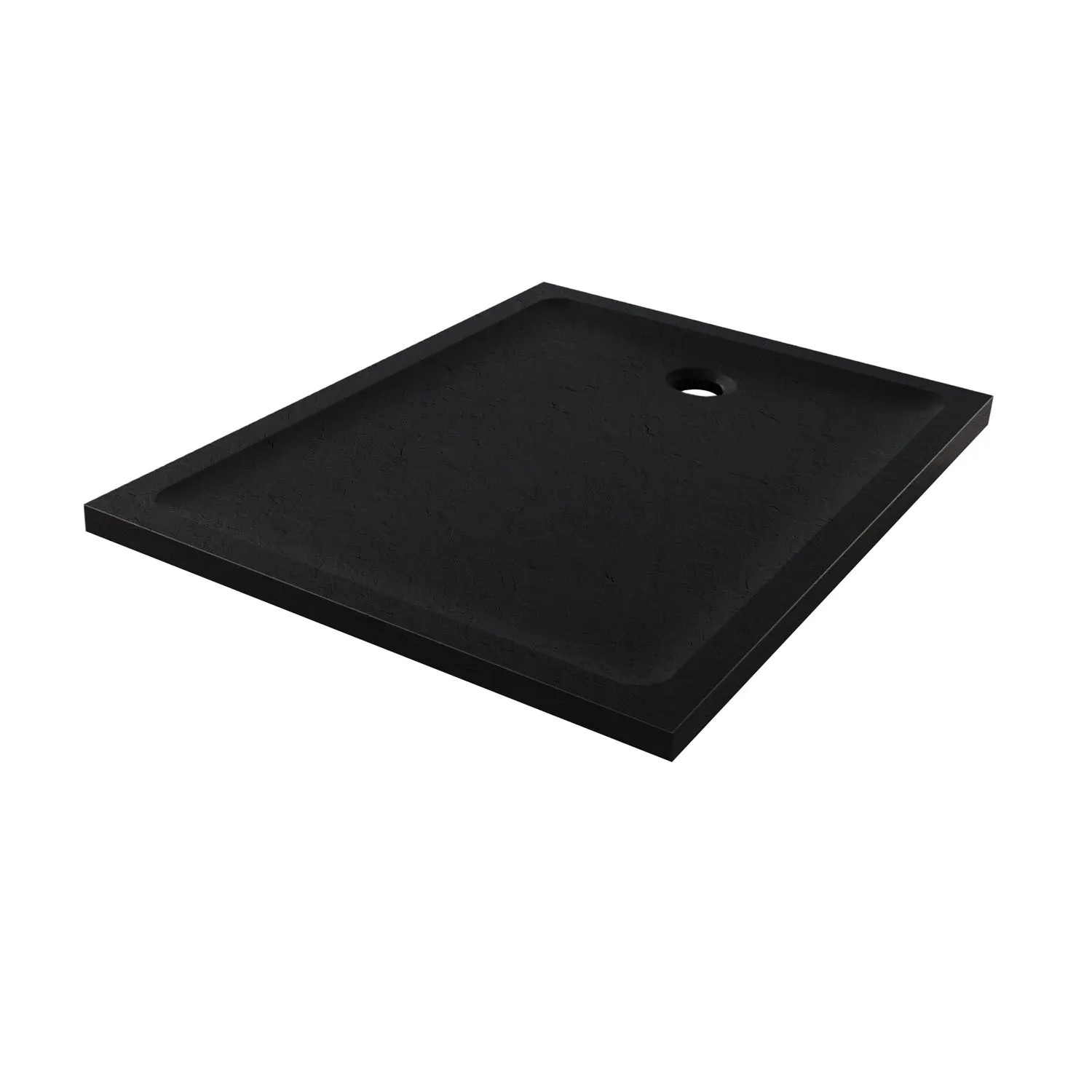 Signika Brodzik prostokątny Tauro 140 akryl czarny 140 x 80 x 4,5 cm