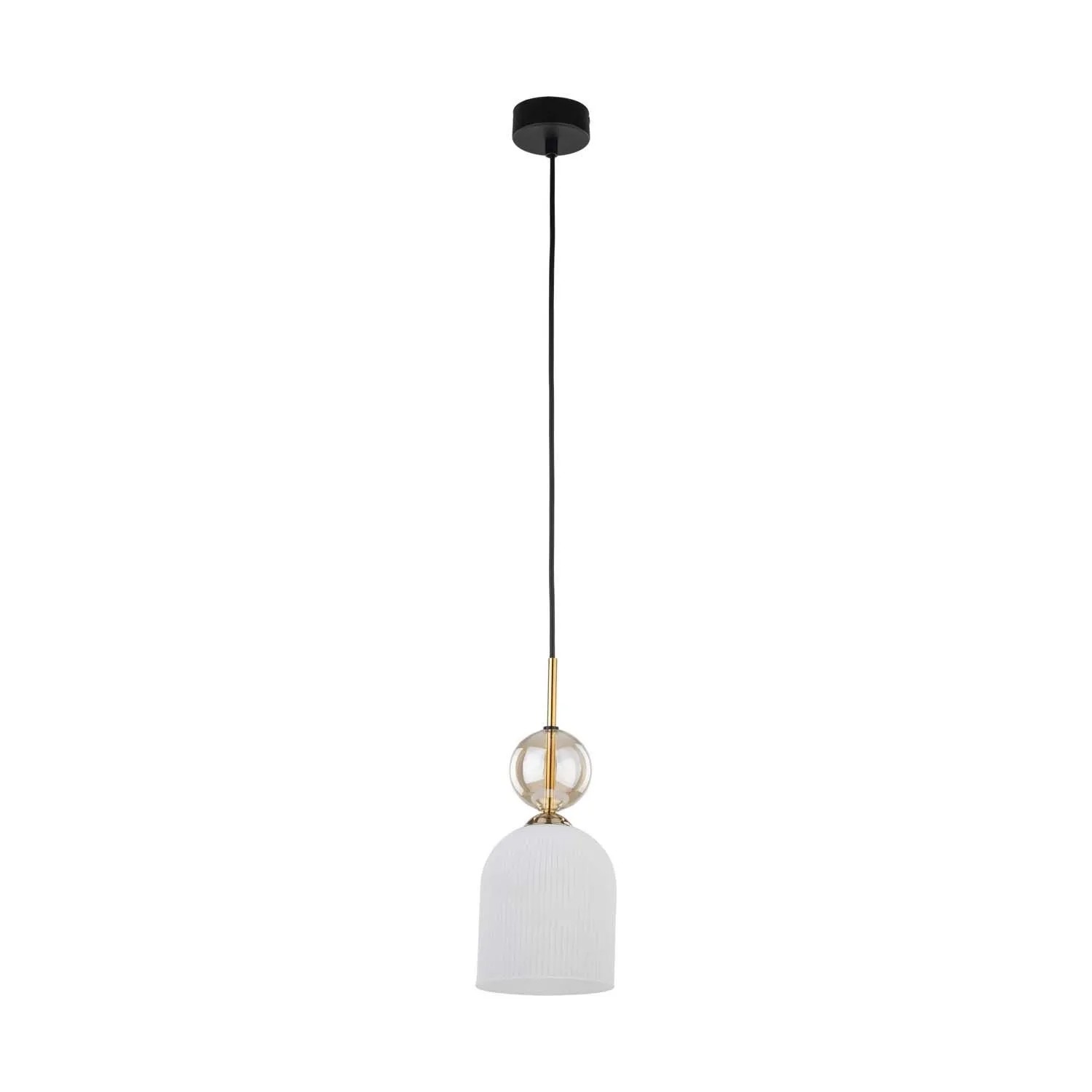 TK Lighting Lampa wisząca SOPHIA COGNAC 1xE14 max. 10W biała