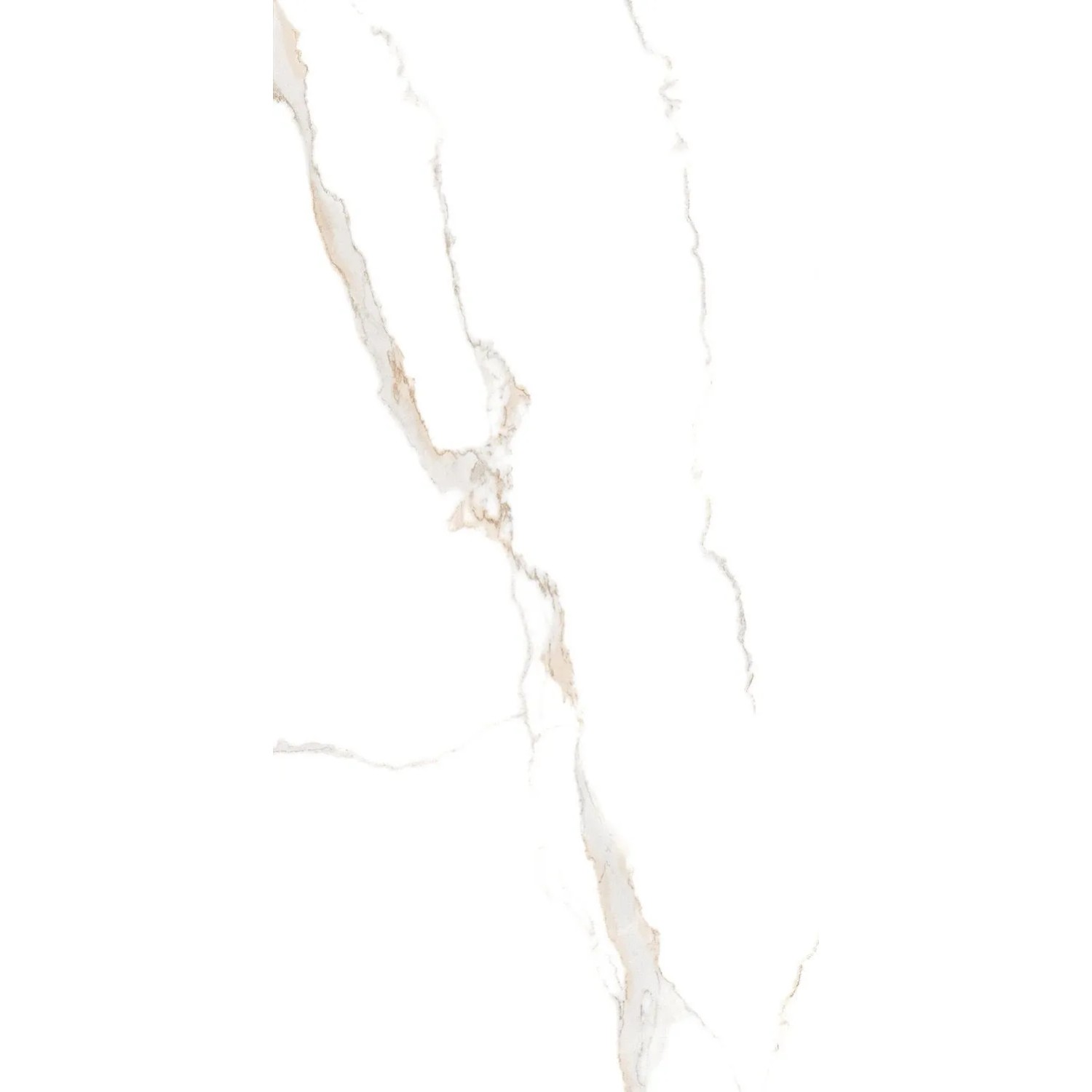Gres szkliwiony polerowany Domus Bianco 60 x 120 cm