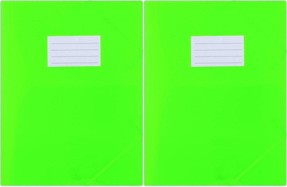 2x Teczka plastikowa z narożną gumką Donau, A4, zielony