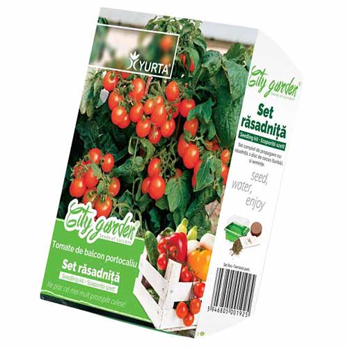 1 pac, Set răsadniță mică și Roșie de balcon - Portocalie - Semințe: Mod de ambalare: 1 pac