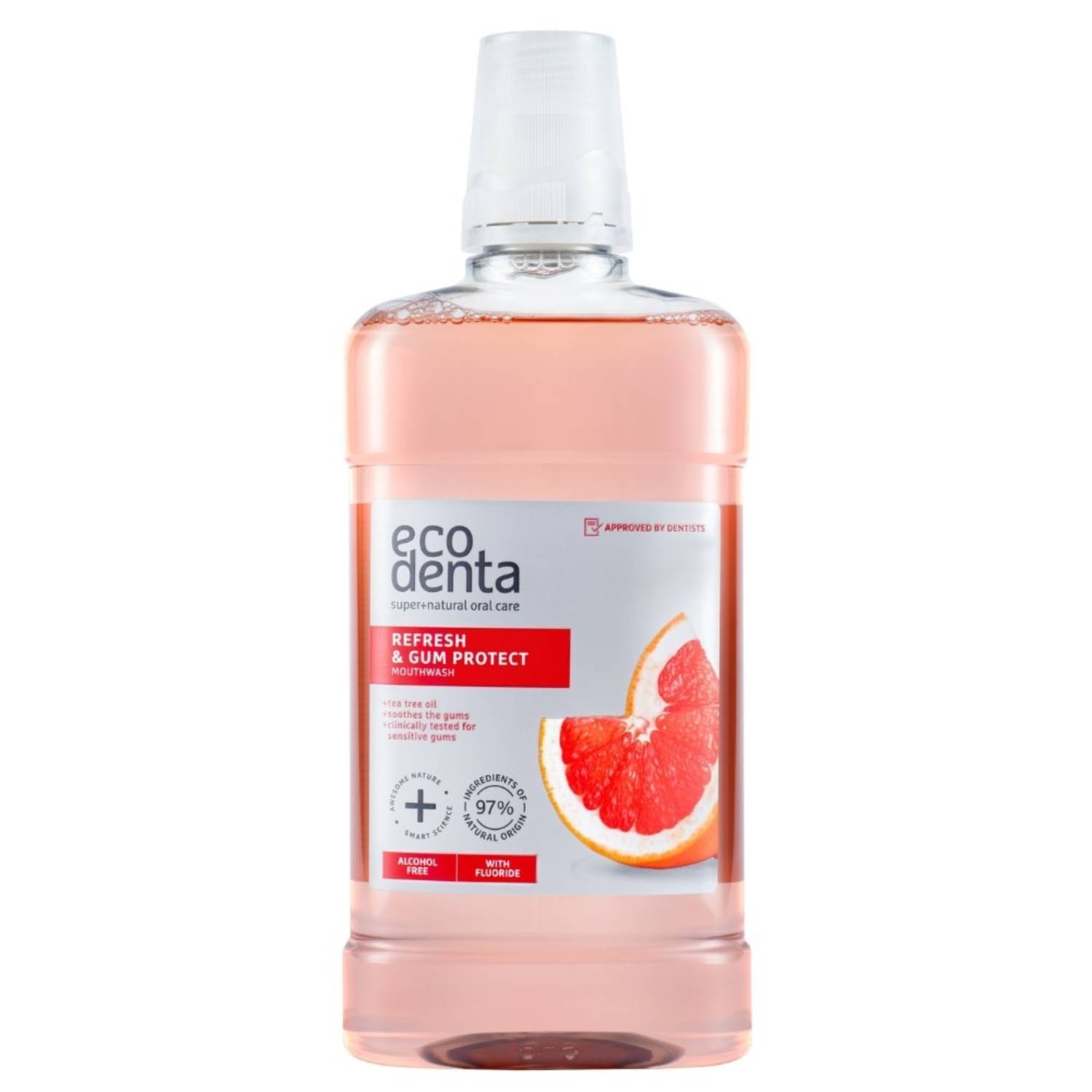 Ecodenta refresh gum protect - płyn do jamy ustnej, 500 ml