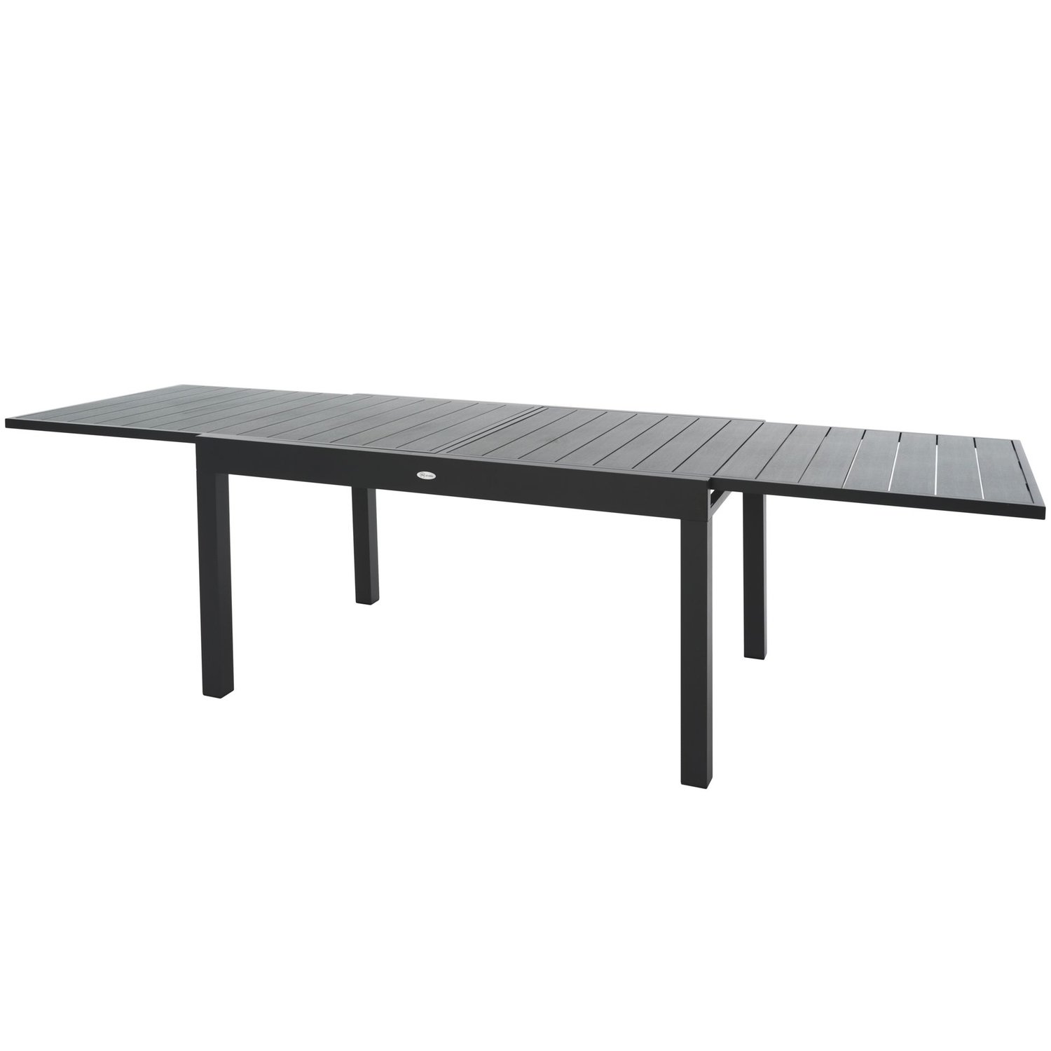 Gartentisch ausziehbar 135/270 x 90 cm Galipo - grau