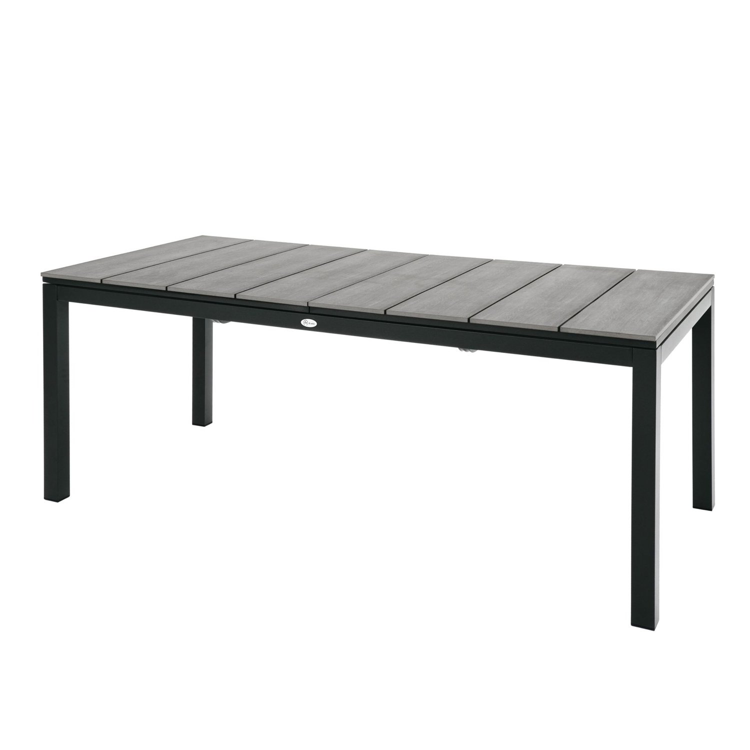 Gartentisch ausziehbar Barleta 200 x 250 x 300 cm - grau