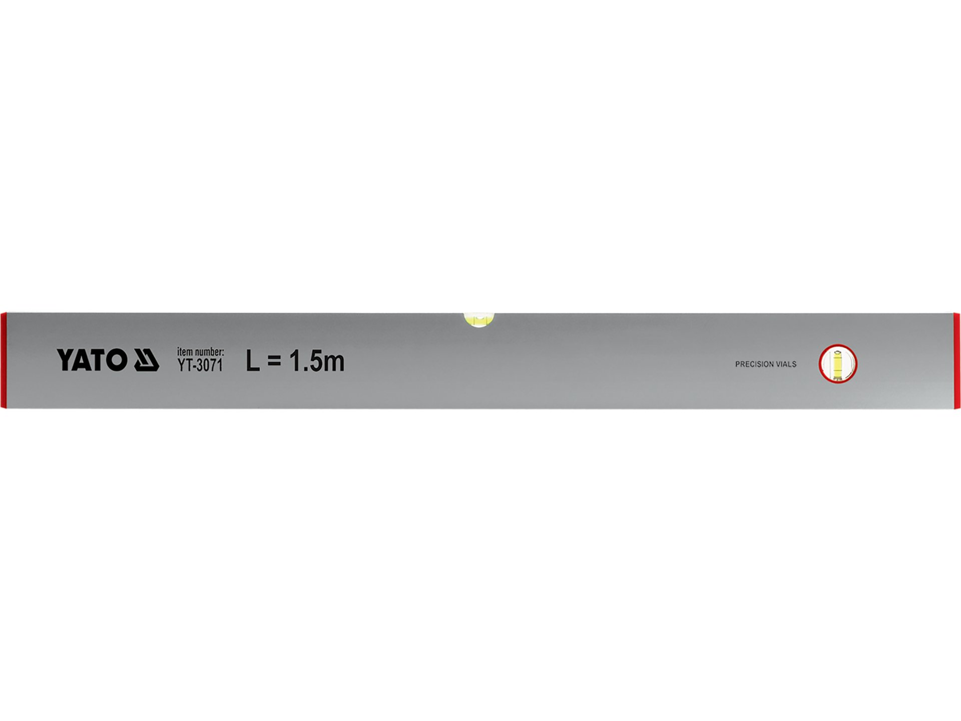 Łata murarska poziomica YATO 3m 2 libelki aluminiowa profesjonalna YT-3074