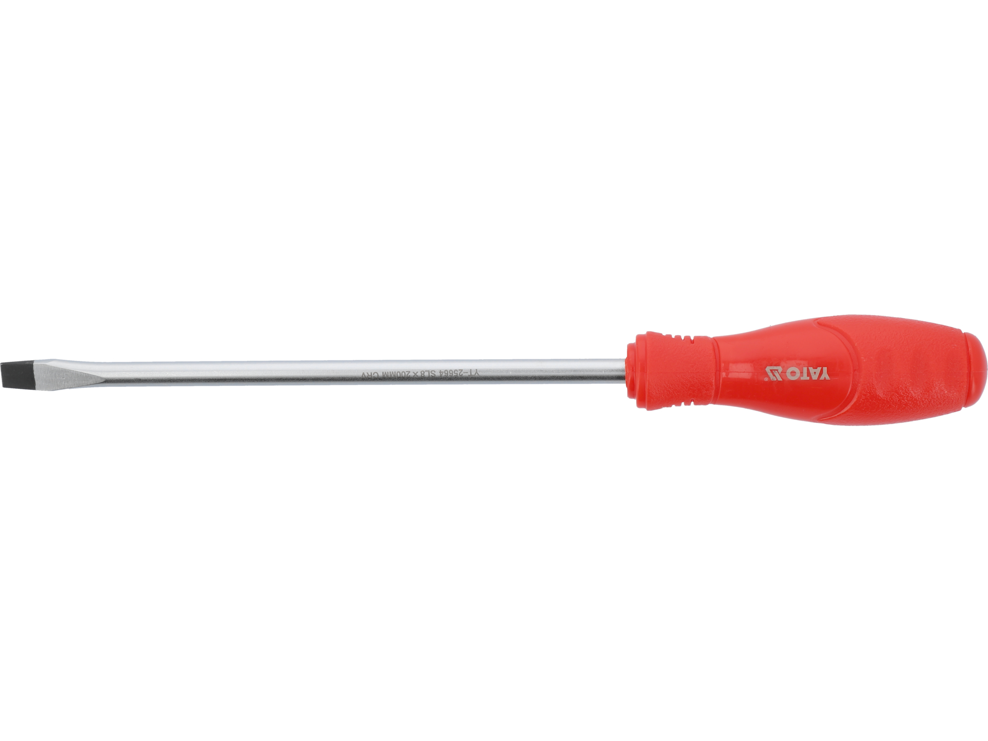 Wkrętak płaski YATO 8x200mm śrubokręt mocny do dużych obciążeń YT-25664