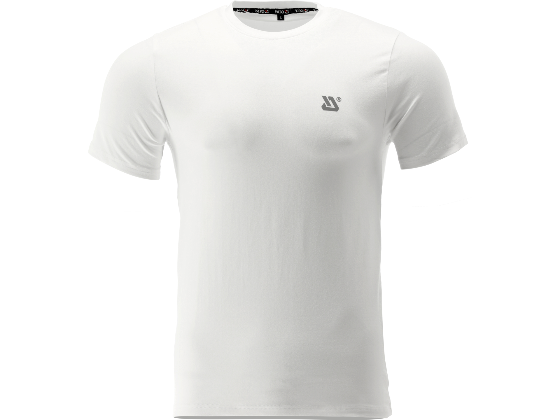 T-shirt roboczy YATO tall bawełniany do budownictwa biały rozmiar S YT-78426
