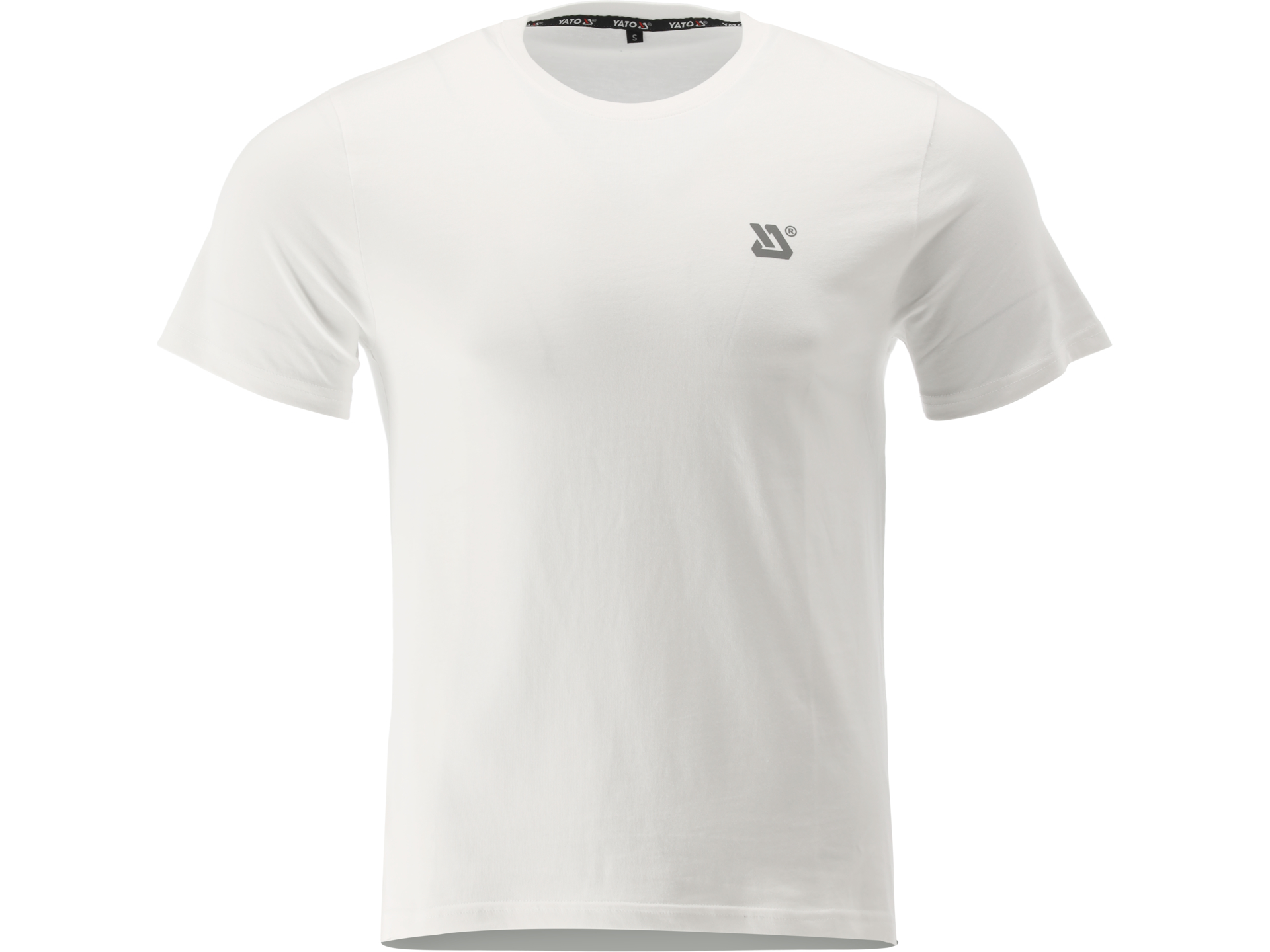 T-shirt męski YATO basic biały bawełniany 180g okrągły dekolt r. 2xl YT-78480