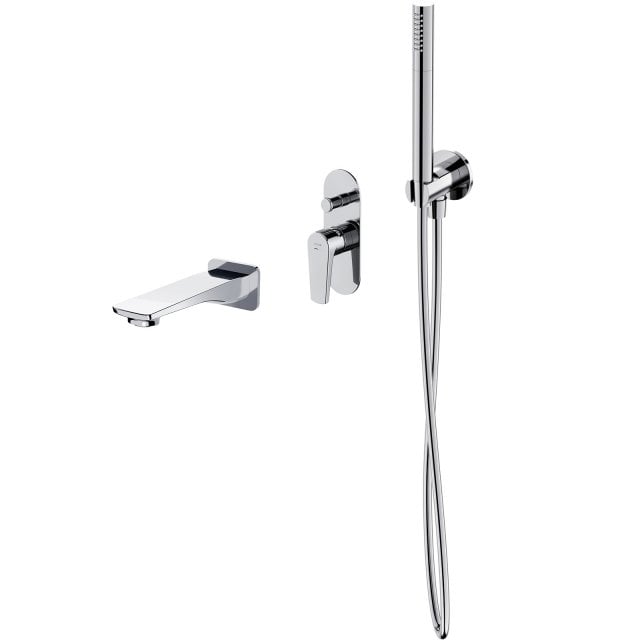 CERSANIT Zestaw wannowy podtynkowy MODUO chrom S952-040