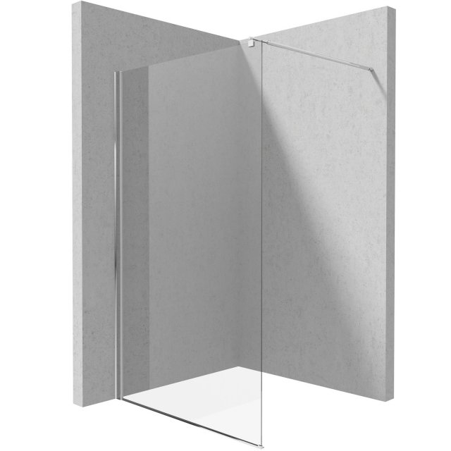 DEANTE Ścianka prysznicowa KERRIA PLUS walk-in boczna 140 cm chrom KT