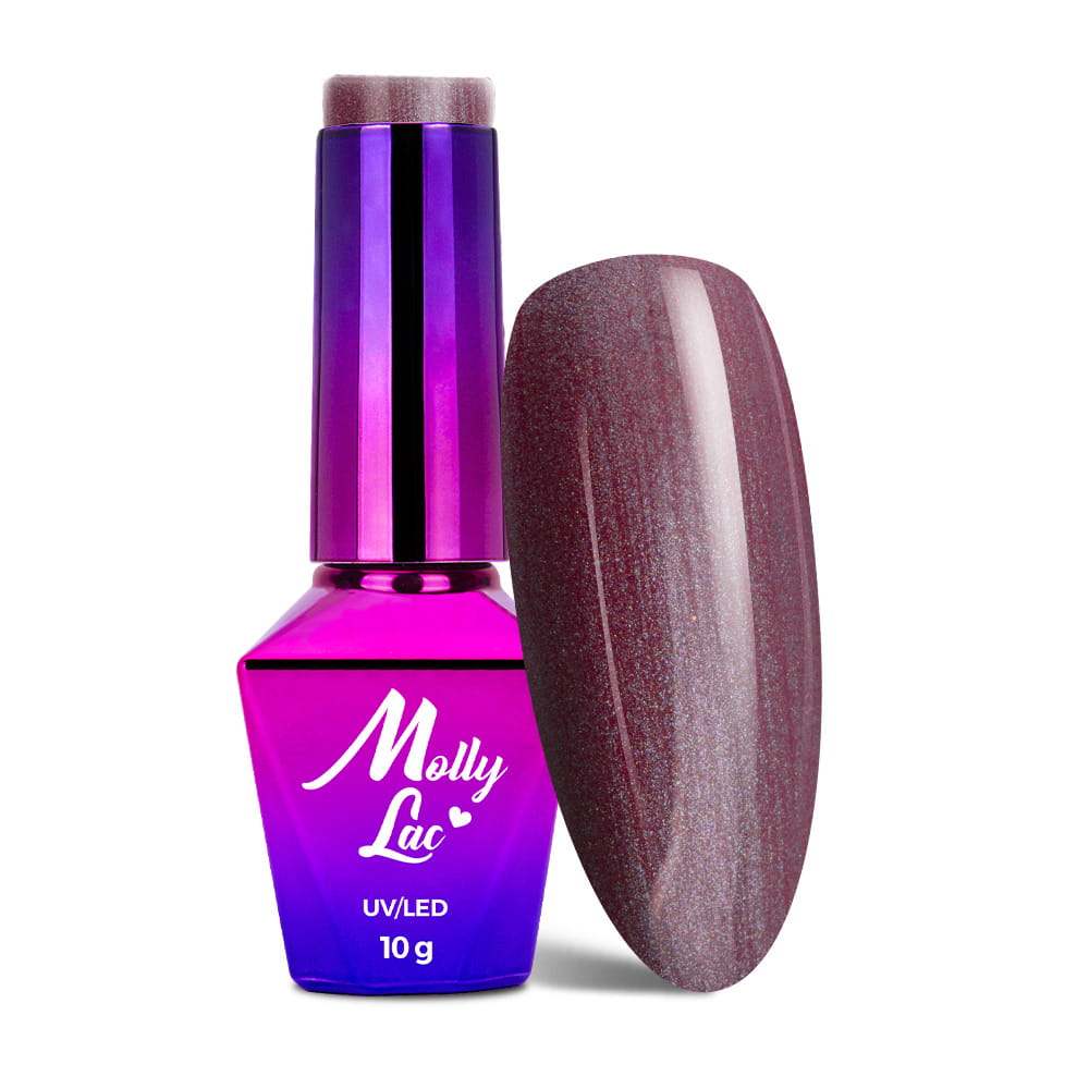Lakier hybrydowy LED/UV Gel Polish MollyLac Bling it on! Nr 505 Icone 10 g