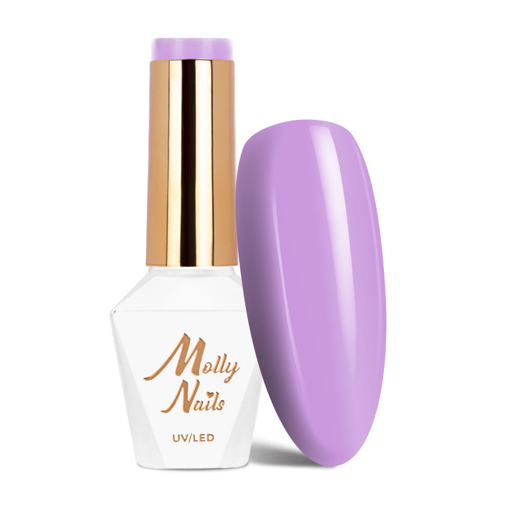 Lakier hybrydowy LED/UV Gel Polish Molly Nails Flamingo Nr 142 Cosmopolitan HEMA/Di-HEMA Free 8g