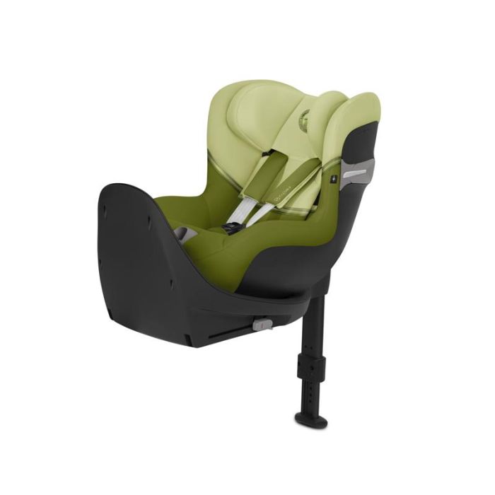 Cybex, Sirona SX2 i-Size - fotelik samochodowy z bazą dla dzieci o wzroście od 61 do 105 cm, do 18 kg wagi-Nature Green