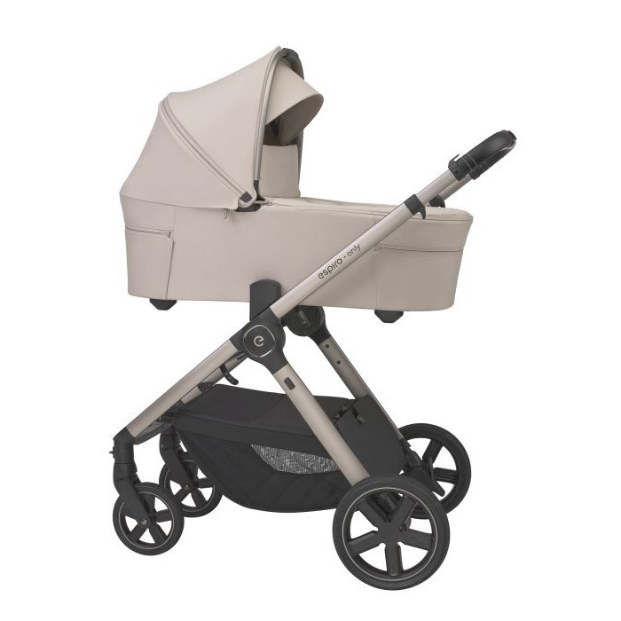 Espiro Only - uniwersalny wózek głęboko-spacerowy z torbą -519 Vanilla Beige