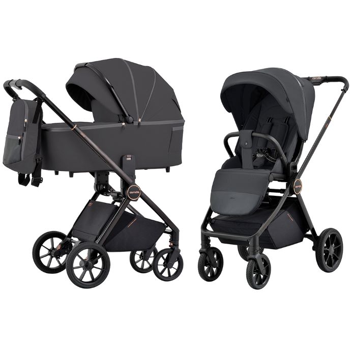 Carrello Ultra uniwersalny wózek głęboko-spacerowy dla dziecka 2w1 - CRL-6525-Sonic Grey
