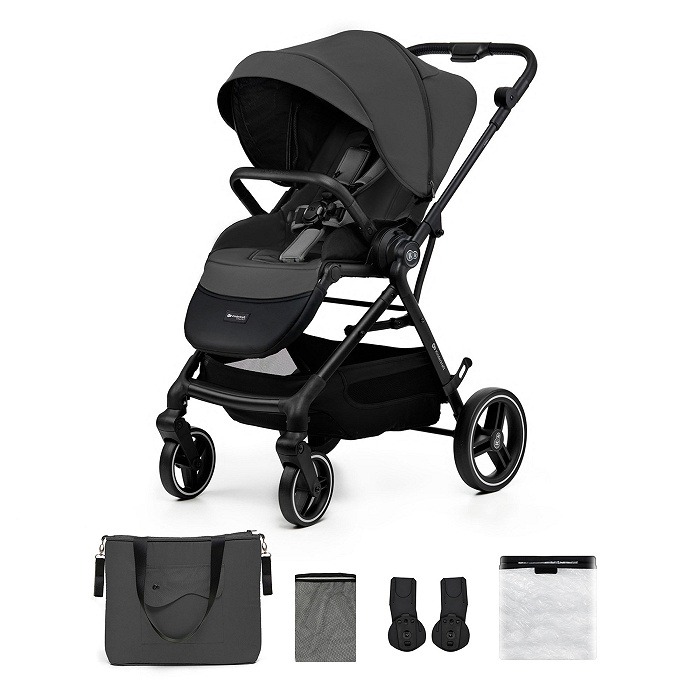 Kinderkraft Yoxi - wózek spacerowy-Moonlight Grey