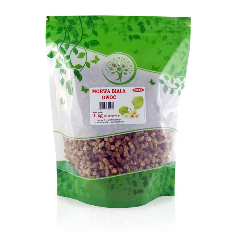 Morwa biała suszona owoc 1 kg
