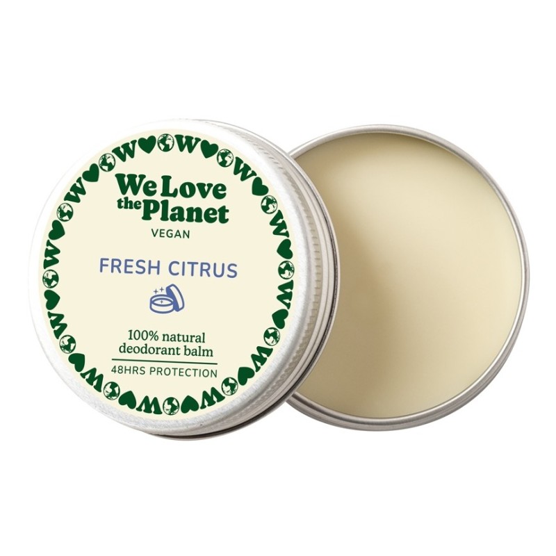 Dezodorant w kremie FRESH CITRUS bez aluminium VEGAN 35g - We Love The Planet