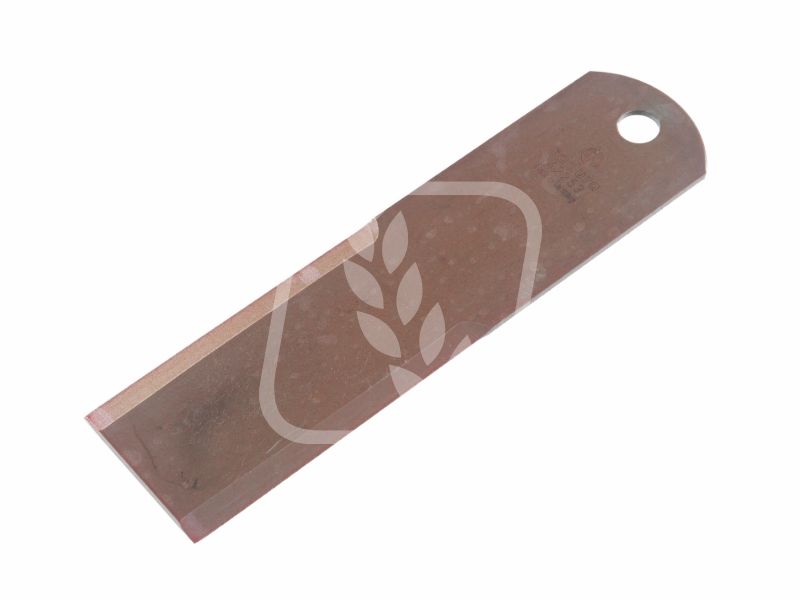 Nóż sieczkarni gładki 195x50x3mm Fi12mm 060030