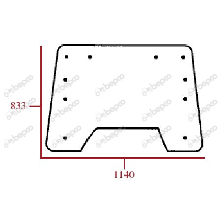 Szyba przednia New Holland TM FIAT M CASE 82000488 CNH