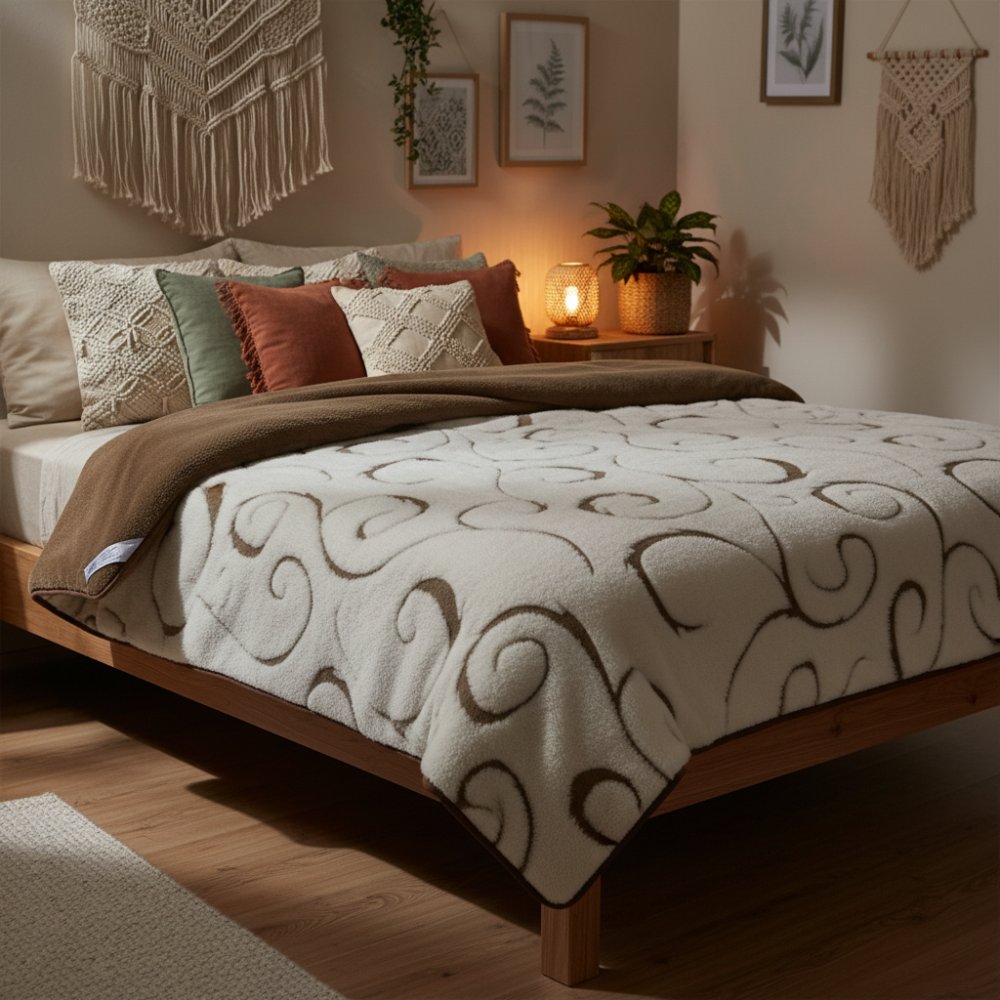 kołdra wełniana camel i kaszmir liguria Woolmark 200x200