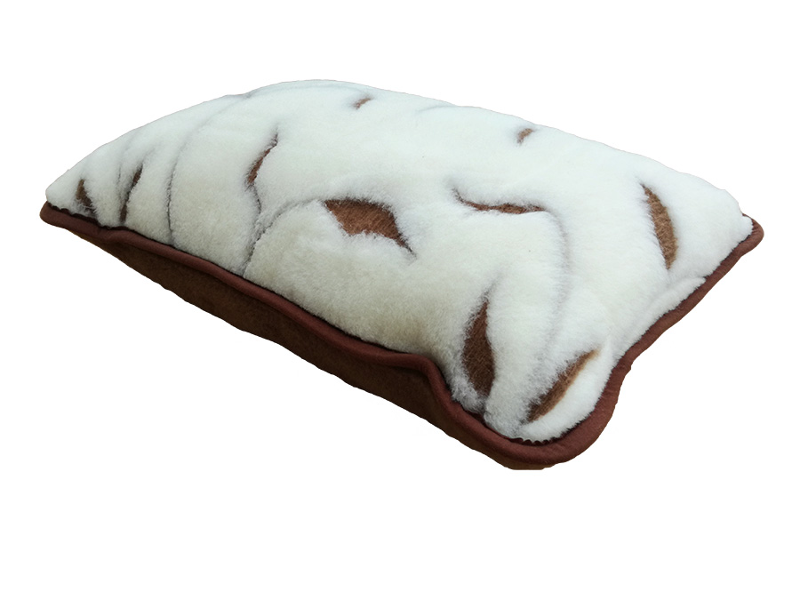 poduszka wełniana camel ciemny/kaszmir benjamin 70x80 (+-3cm)