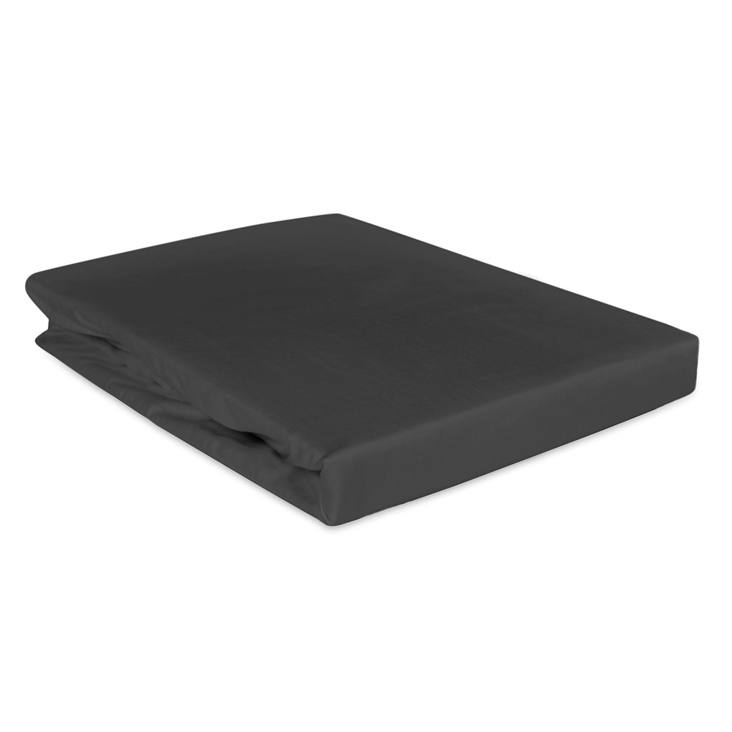 Prześcieradło bawełniane z gumką 200x220 czarny