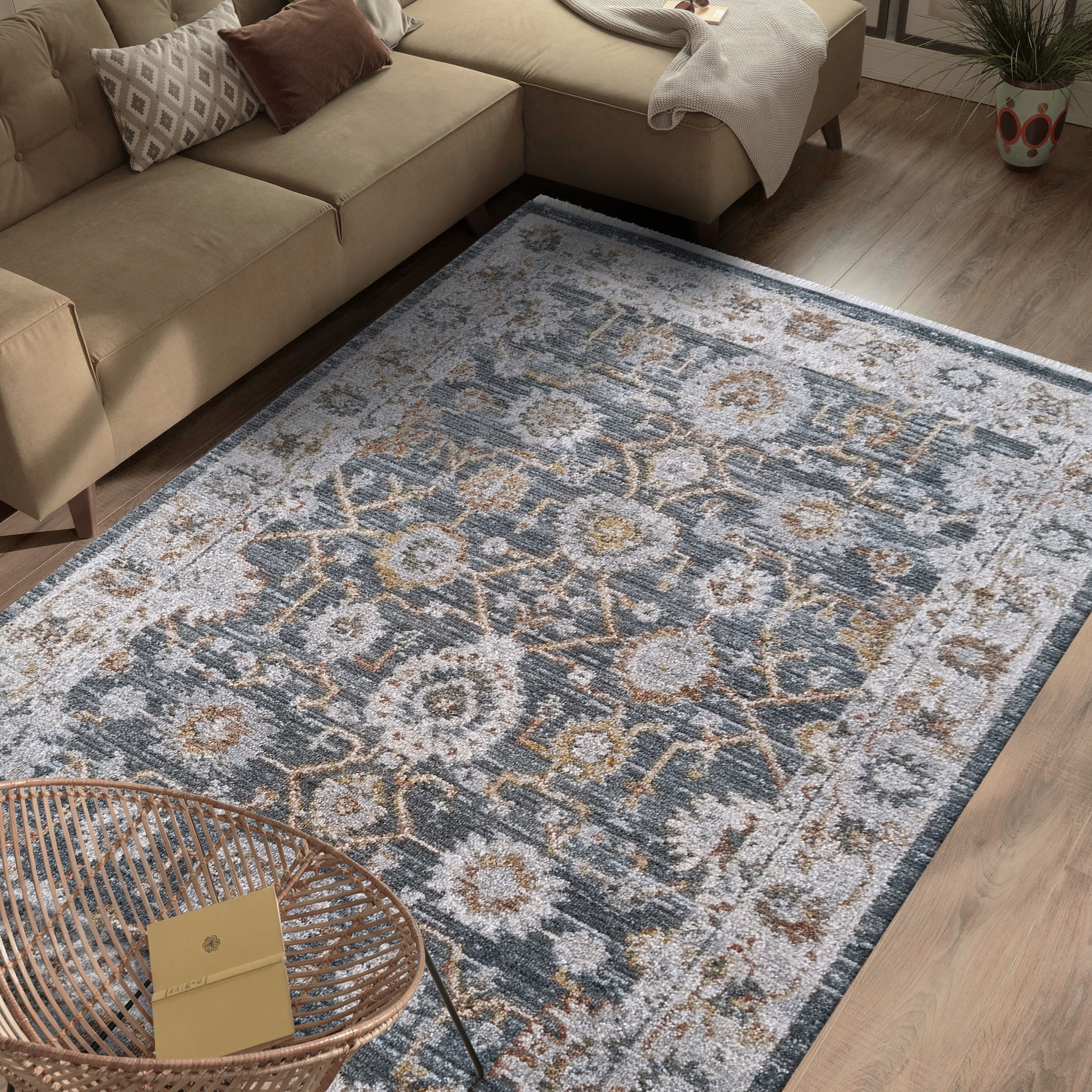 Dywan - 160 x 230 cm - Wielokolorowy - Klasyczny - Dywanopol