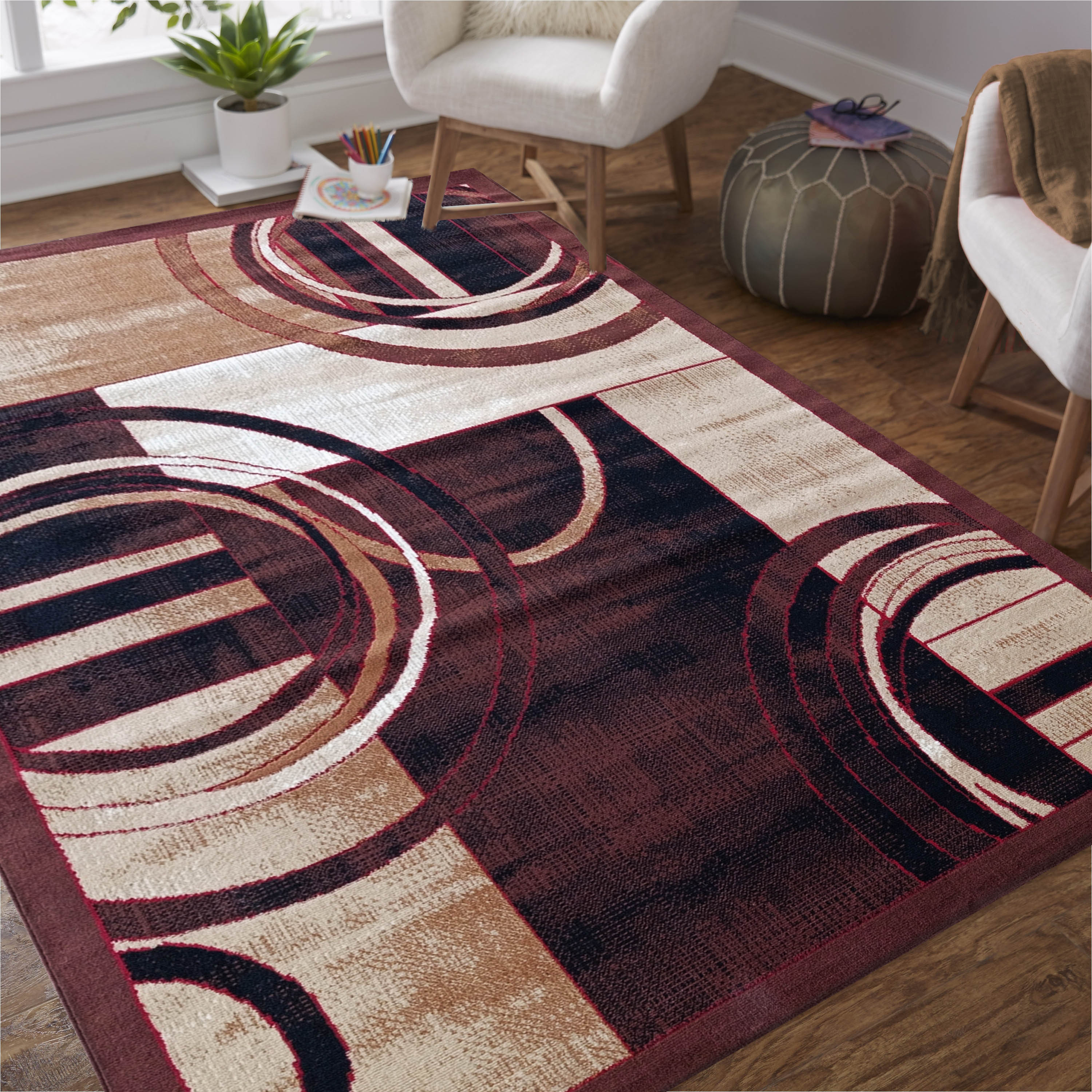 Dywan - 90 x 310 cm - Brązowy - Klasyczny - Dywanopol