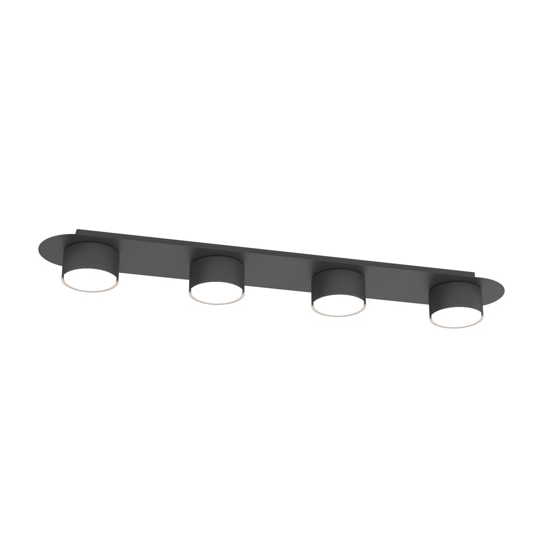 Darmowa Dostawa - Lampa podsufitowa 4x12 W czarna Emibig Diaz 14374