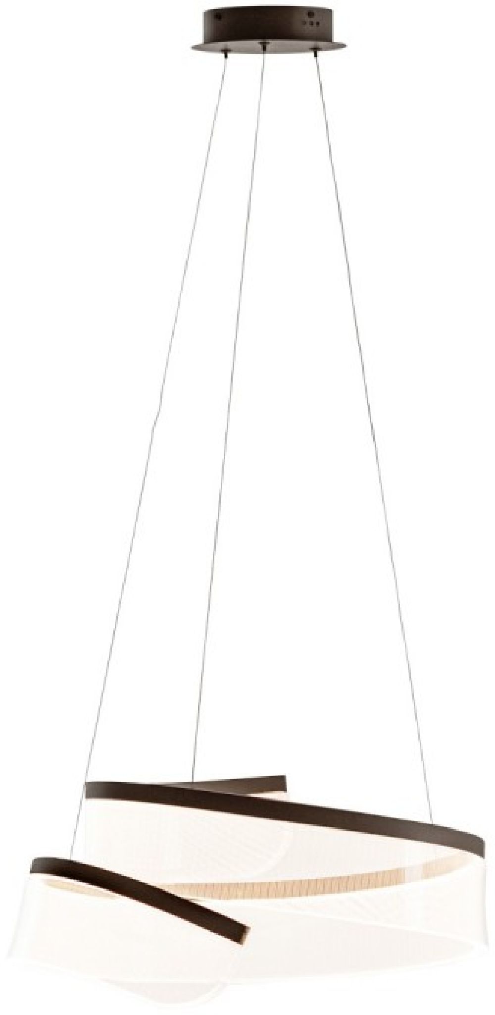 Darmowa Dostawa - Lampa wisząca 1x45 W brązowa Italux Rustin PND5872845W3K