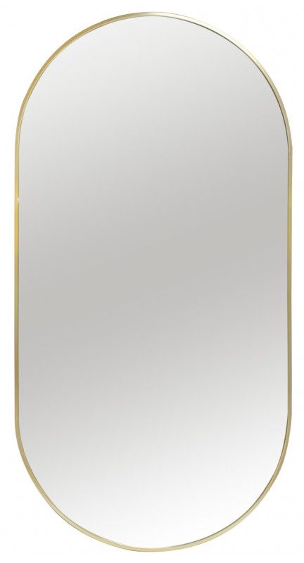 Darmowa Dostawa - Lustro 60x120 cm owalne złoty Ars Longa Scandi SCANDI60120ZS