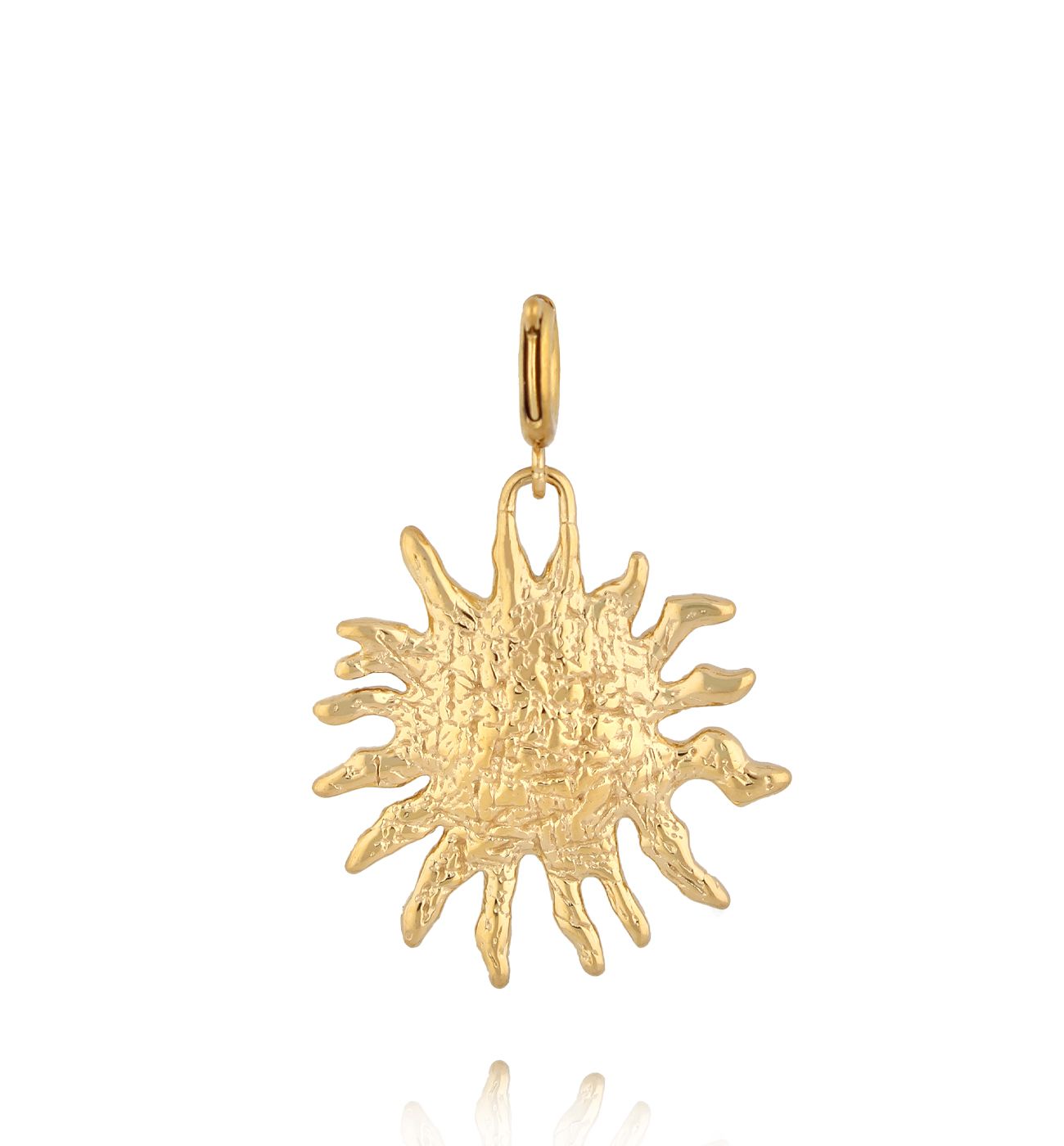 Charms złote słońce CHA0062 - By Dziubeka