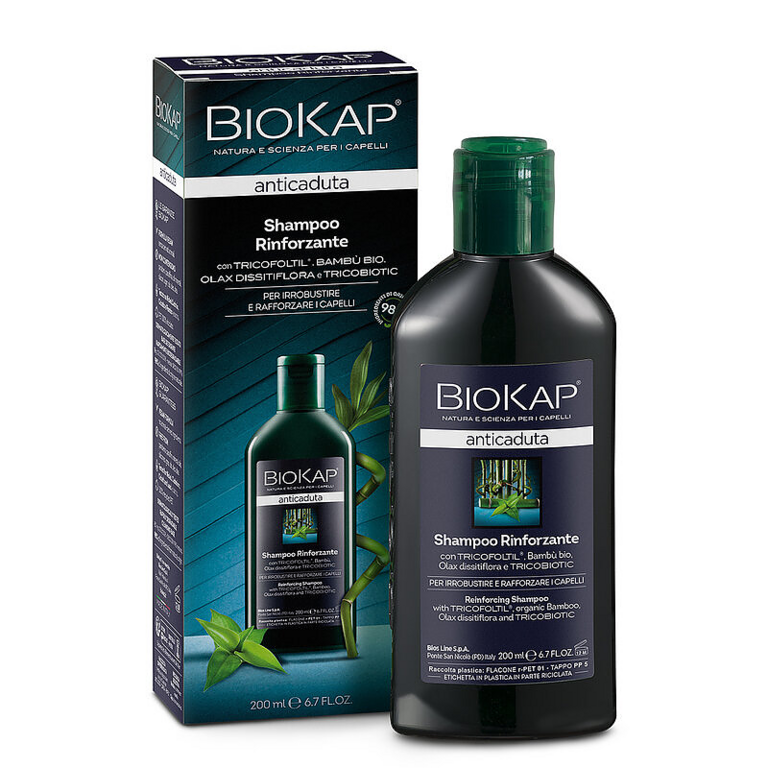 Biokap Anticaduta Szampon Wzmacniający Przeciw Wypadaniu Włosów, 200ml