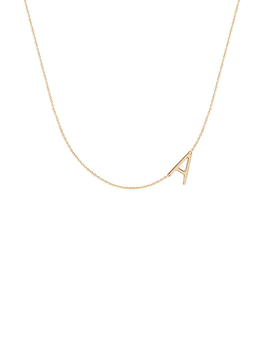 Letter Necklace - naszyjnik z literką, 40