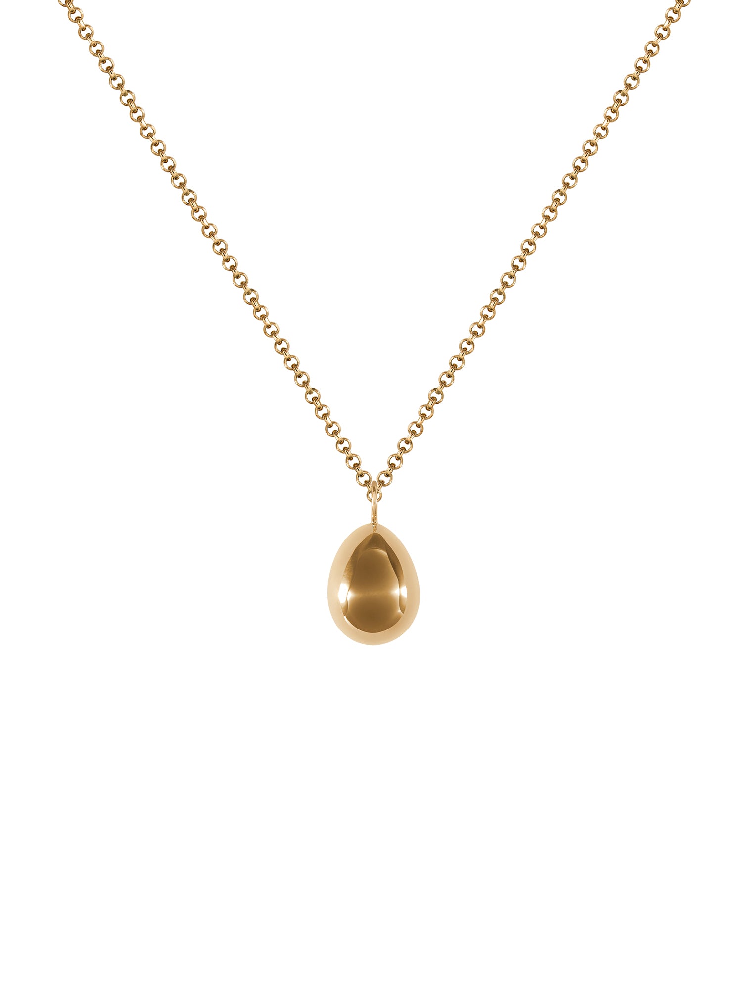 Sole Necklace N°2 - naszyjnik z zawieszką o przestrzennej formie, 50