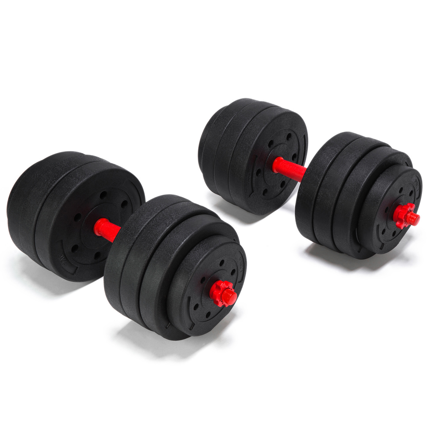 Hantle treningowe bitumiczne AbarQs HRC-40KG (2x20kg)