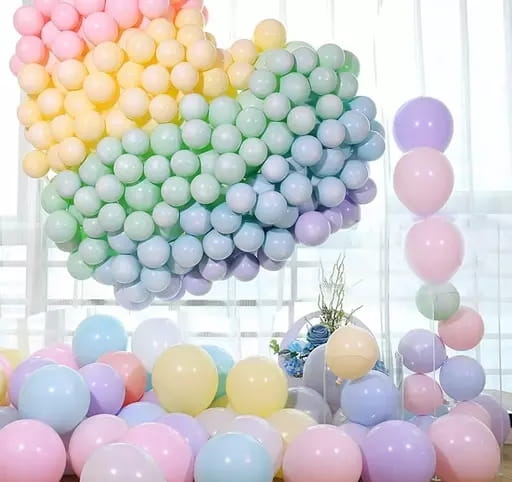 Balony kolorowe 70szt AG624B MIX PASTEL - Henryx24