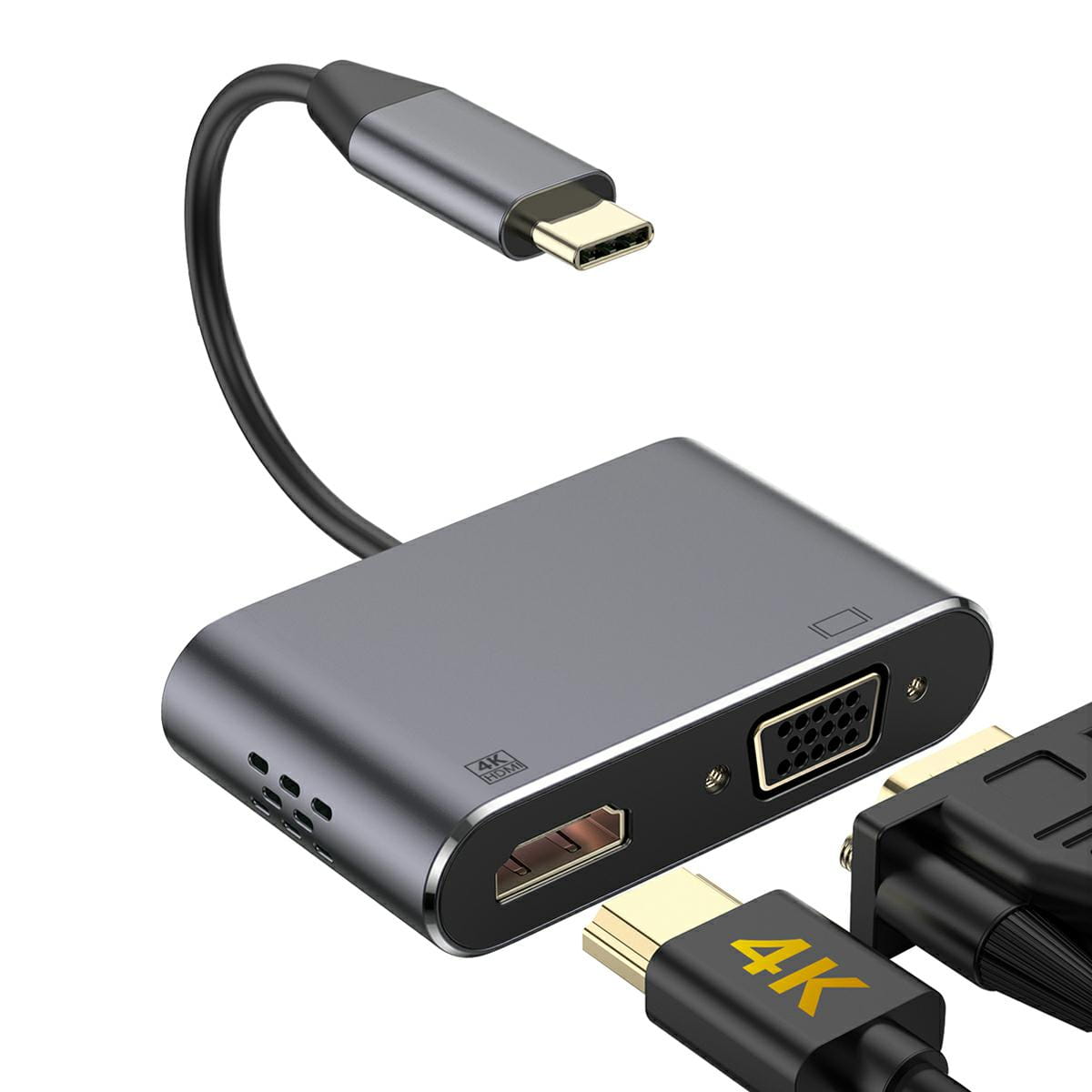 PLATINET USBC na HDMI+VGA 45224 MULTIPORT PMMA9832 - Henryx24