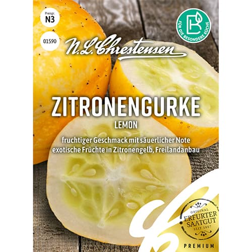 Ogórek cytrynowy Lemon - Nasiona. Ilość w opakowaniu: 1 opak - GradinaMax