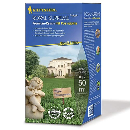 1 szt, Profi-Line Nasiona trawnika Royal Supreme Premium 1kg - Nasiona: Ilość w opakowaniu: 1 kg