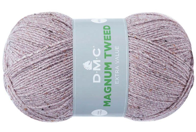 włóczka MAGNUM TWEED DMC kol. 751 / brudny róż 400gr